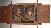 Alma-Tadema, Sir Lawrence Self-Portraits of Lawrence Alma-Tadema and Laura Theresa Epps (mk23)